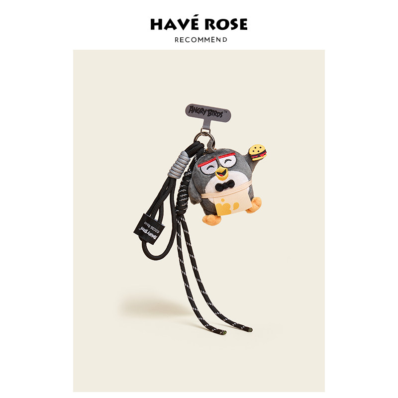 HAVEROSE正版联名愤怒的小鸟挂件