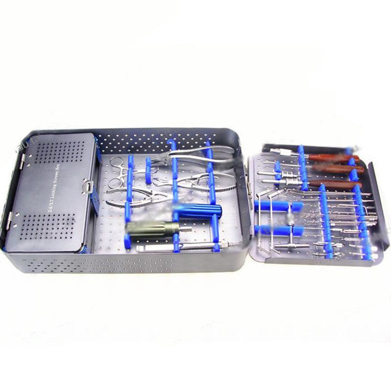 骨科器械 医用 尺桡骨 2.4 2.7 锁定骨板 螺钉 安装取出器械包 箱