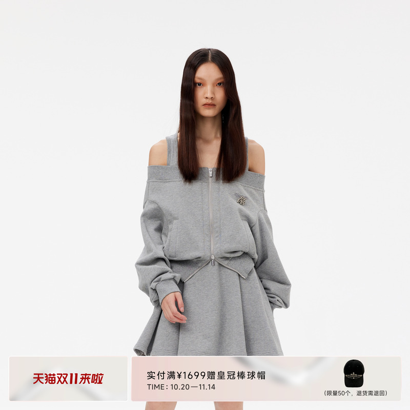 REVAN芮范奥莱2024春季新品运动风真两件连衣裙RM11101135