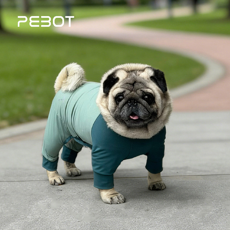 PEBOT冷感捣蛋鬼夏季新款狗狗衣服四脚凉凉衣抑菌控味宠物服装