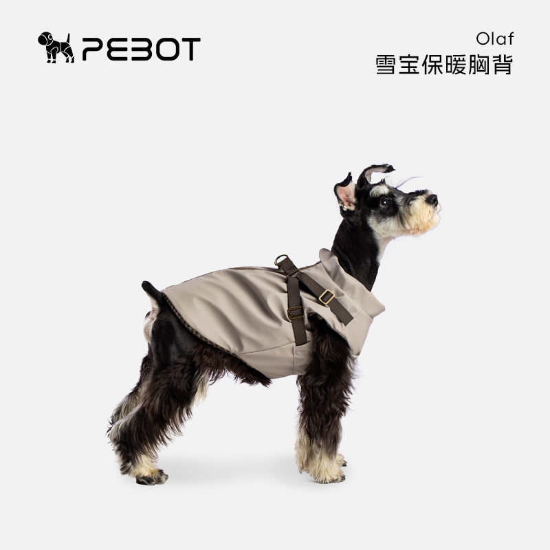 狗狗冬季保暖胸背衣服可牵引