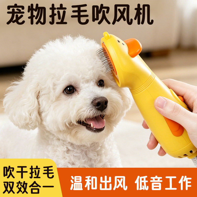 猫狗吹风拉毛一体机宠物通用比熊