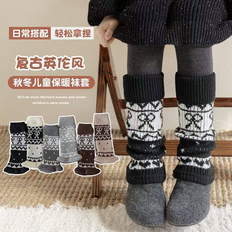 女童冬季新款一体绒堆堆裤儿童外穿加绒韩版打底裤宝宝加厚保暖裤