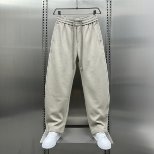 宽松百搭运动弯刀裤 2024秋季 潮牌裤 子男春秋款 男士 加绒卫裤 休闲裤