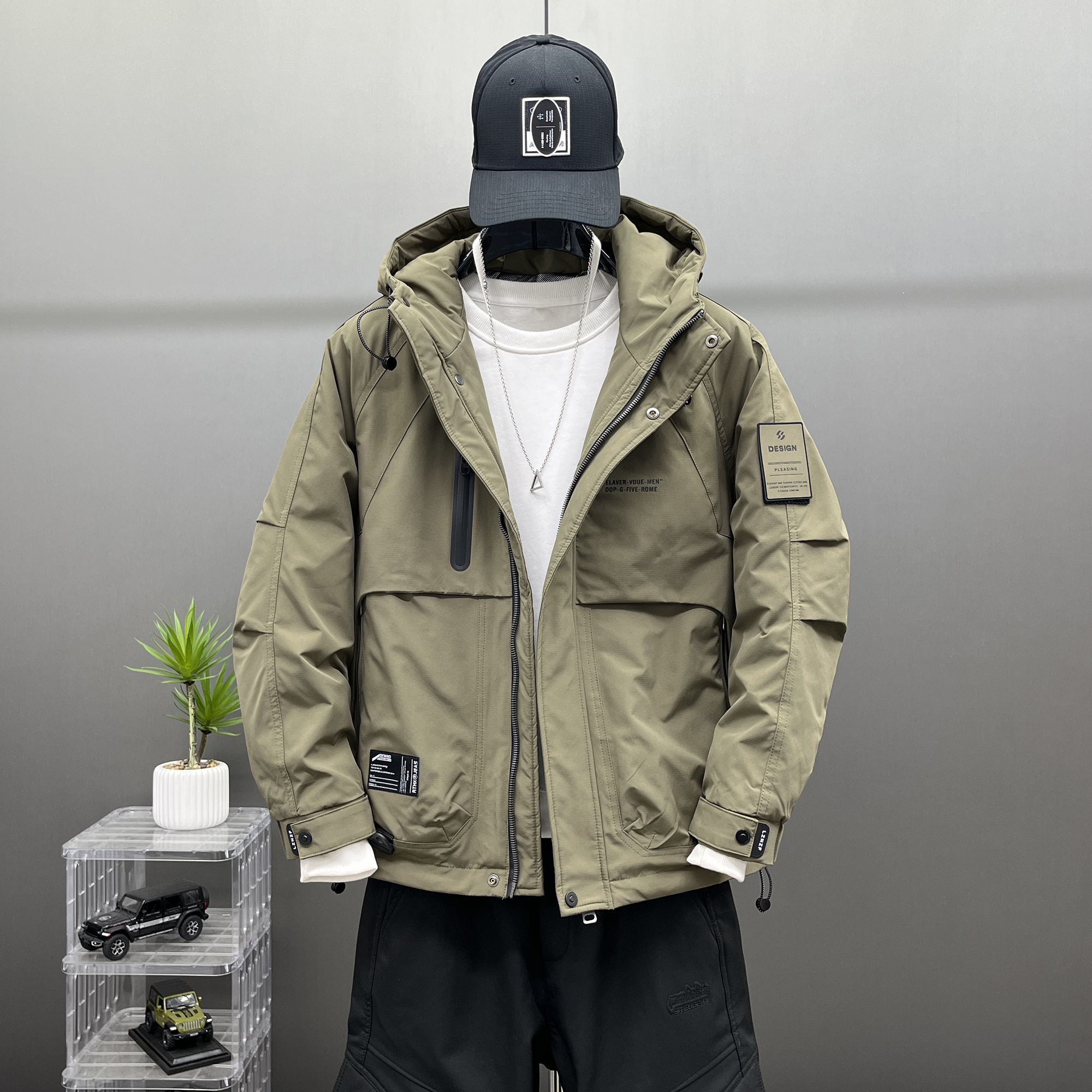 2024年爆款工装机能羽绒服男款