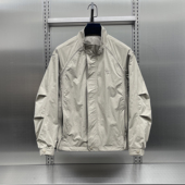 痞帅时尚 外套 行政百搭男款 潮牌立领夹克2025秋冬新款 加厚休闲薄款