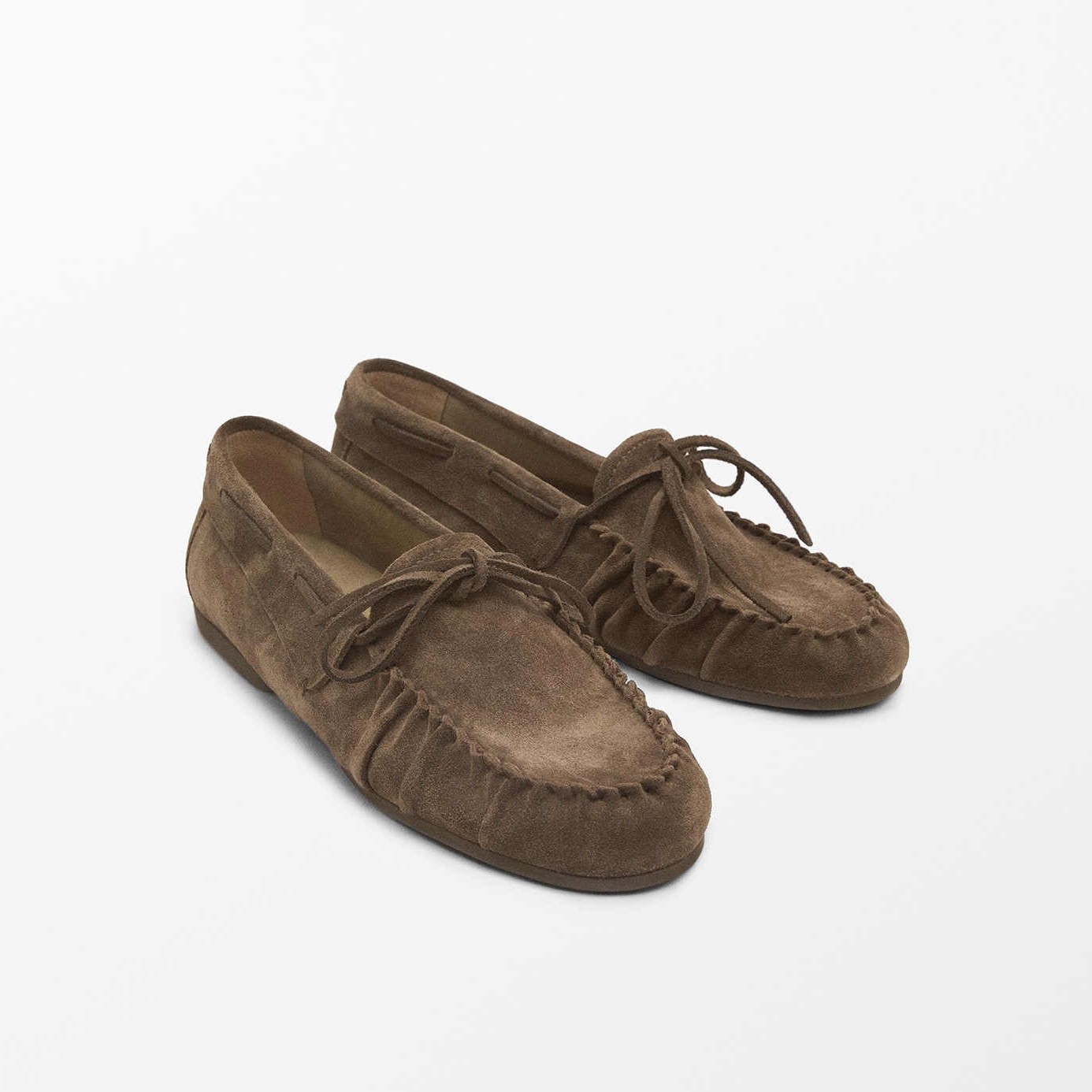 牛皮版~真皮复古一脚蹬乐福鞋女百搭圆头平底豆豆鞋休闲系带单鞋,女鞋,乐福鞋（豆豆鞋）,淘宝优惠券,粉丝福利购,淘宝优惠卷