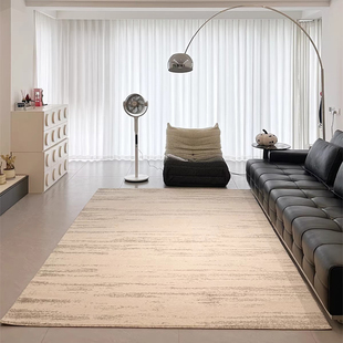 地毯客厅卧室奶油风纯色防水免打理地垫2026新款免洗可擦沙发茶几