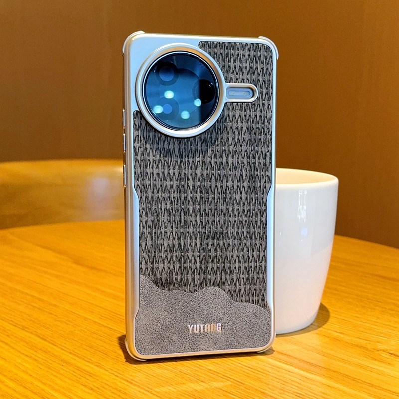 适用红米K80手机壳奢华网红皮纹硬壳红米K80pro保护套磁吸刀锋商务男女山峰系列