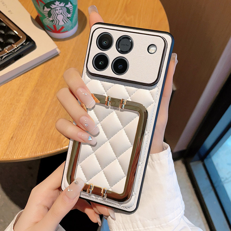 适用荣耀WIN手机壳全包防摔硬壳商务男女荣耀WINRT保护套简约金属方扣支架菱格小香风