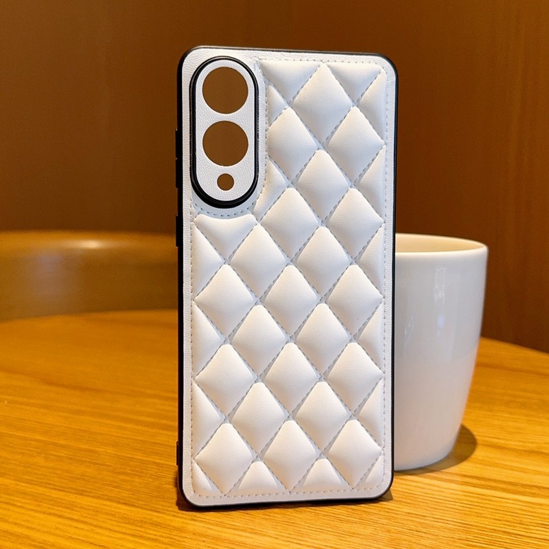 适用于三星S25Edge手机壳全包防摔奢华菱格小香风三星S25Edge保护套简约创意网红商务男女款