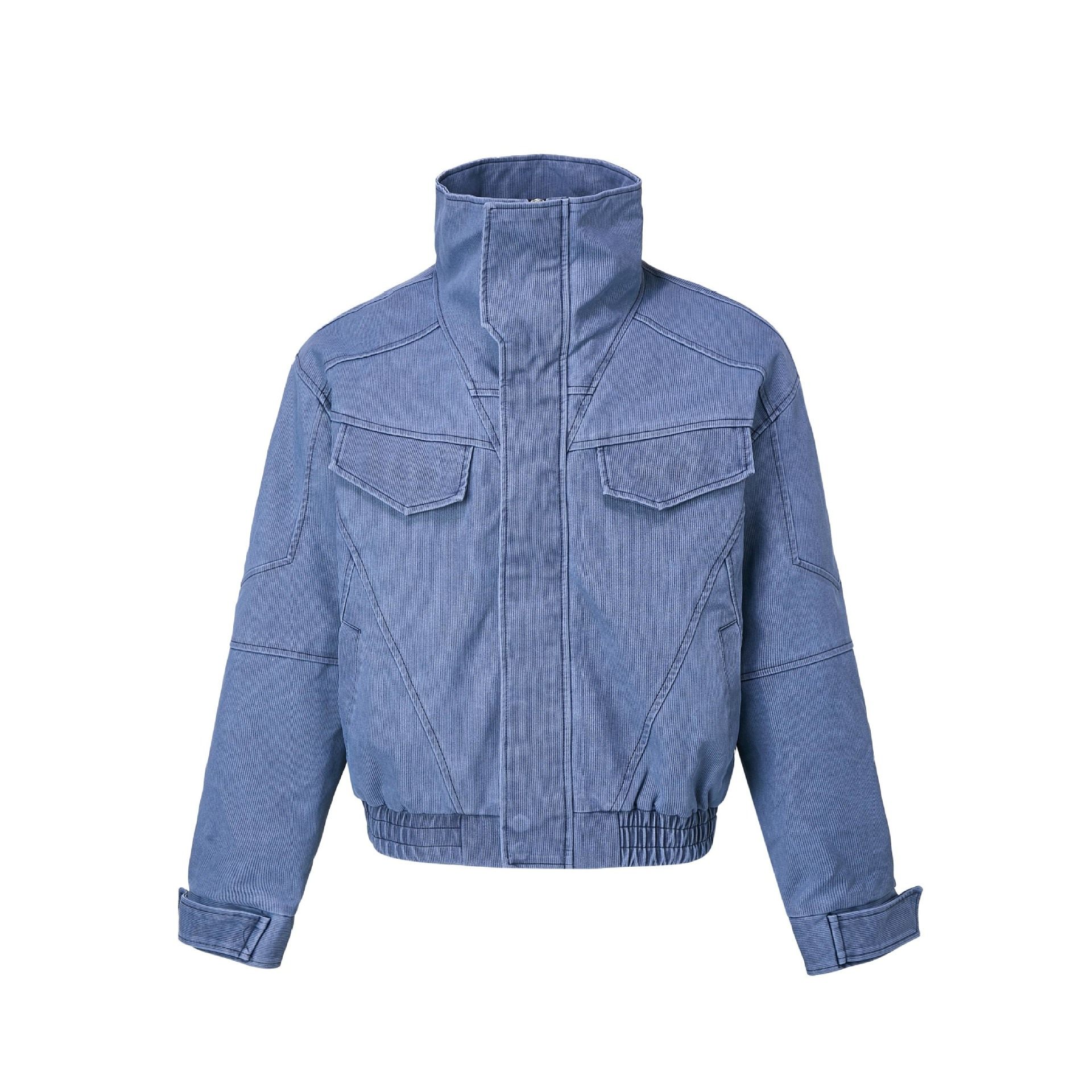 复古立领vintage工装夹克男2025秋季咖啡色美式做旧boxy短宽外套,男装,夹克,淘宝优惠券,粉丝福利购,淘宝优惠卷