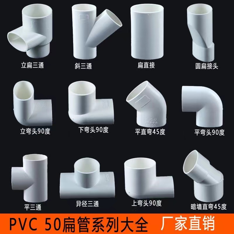 椭圆管移位器排水部件