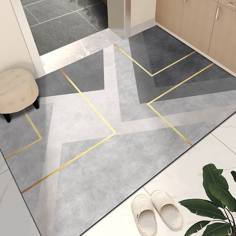 免洗入户地垫pvc可擦洗入门门口进门垫子防滑门垫可裁剪脚垫轻简-