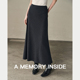 显瘦 新款 Memory Inside澳洲进口羊毛复古高腰半身裙女2024秋季