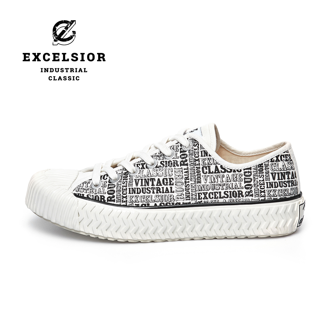 EXCELSIOR印花男女低帮饼干鞋