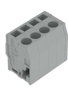 WAGO万可PCB接线端子2.5 mm²3极灰色739-103