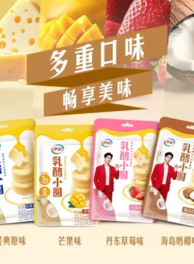 伊利奶味浓郁乳酪小圆乳酪球零食