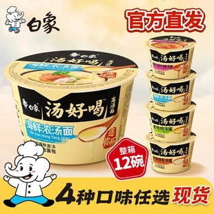 白象小桶泡面迷你杯汤好喝方便面速食宿舍夜宵整箱美味小桶装泡面