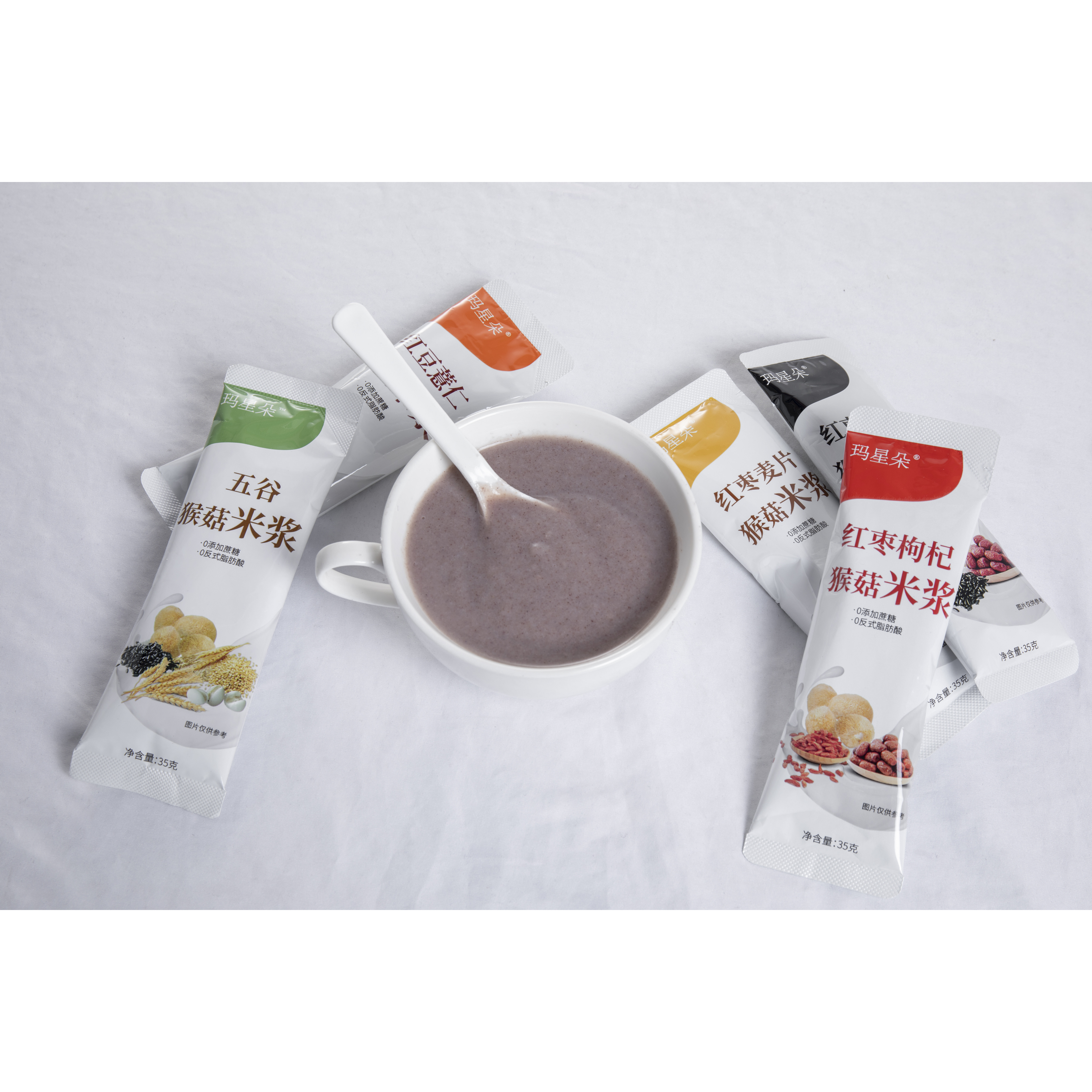 玛星朵猴菇米浆 麦片黑米猴菇早餐冲泡速食食品代餐冲饮米浆