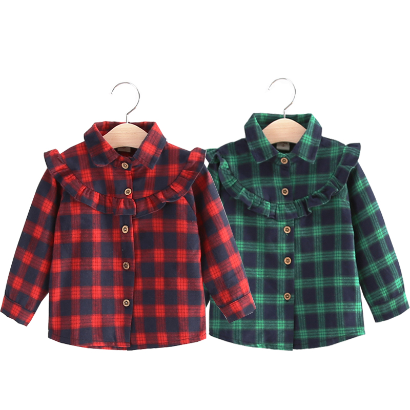 Chemise fille à manche longue - Ref 2084563 Image 1