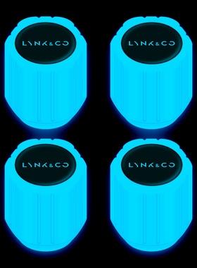 适用于全球版领克010203+05+0609汽车轮胎夜光气门嘴帽气门芯盖胎