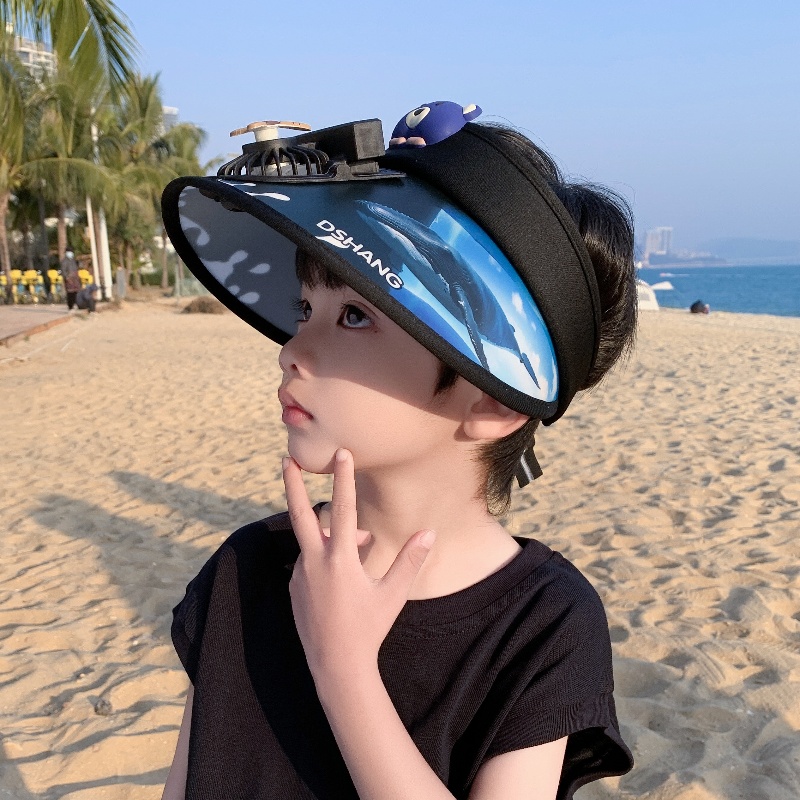 儿童防晒帽夏季出游遮阳帽