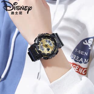 迪士尼儿童手表男款男初高中小学生男童运动防水10岁以上电子表