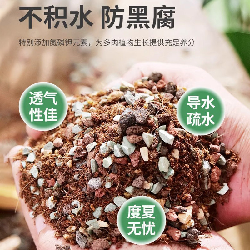 多肉土专用颗粒营养土进口泥炭种植土铺面石叶插纯颗粒土包邮扦插
