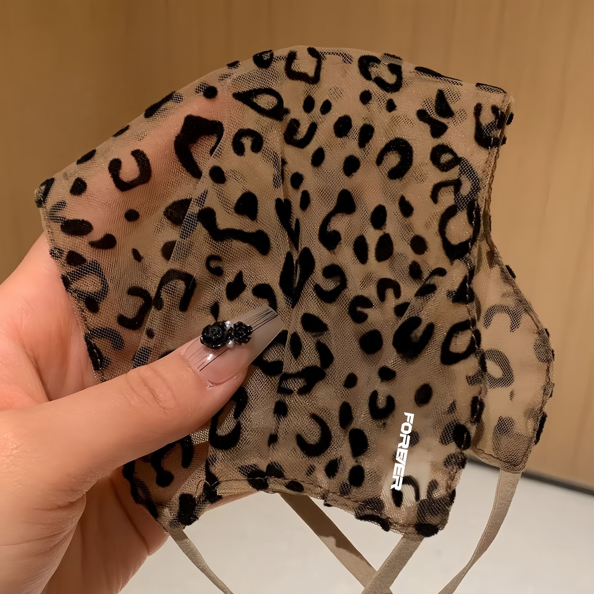 夏天骑行防晒口罩夏豹纹