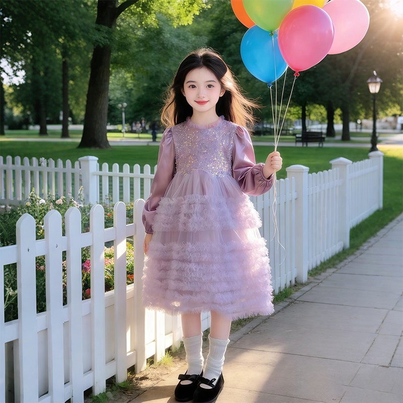 女童连衣裙春季2026新款儿童亮片公主蛋糕裙春装网纱洋气礼服裙,童装/婴儿装/亲子装,连衣裙,淘宝优惠券,粉丝福利购,淘宝优惠卷