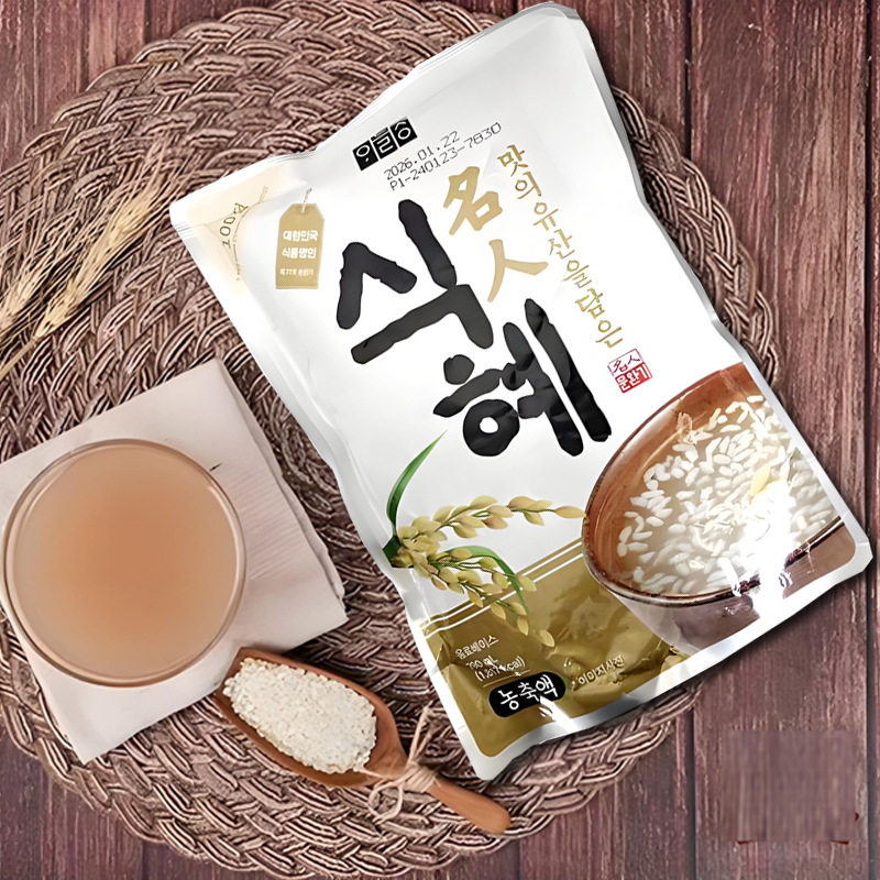 韩国进口米露浓浆饮料汗蒸房温泉洗浴补水冲调米汁大麦饮品原浆