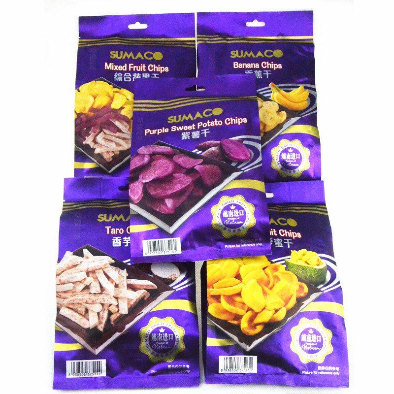 越南进口零食品 SUMACO素玛哥综合蔬果干100g富含膳食纤维