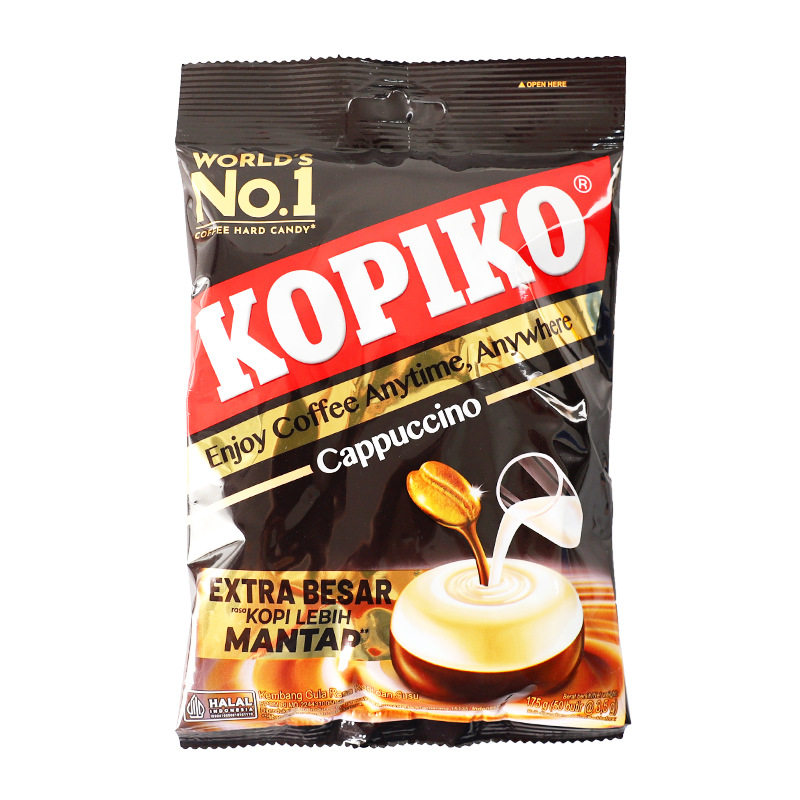 印度尼西亚进口 KOPIKO咖啡卡布奇诺口味糖果休闲网红办公室糖果