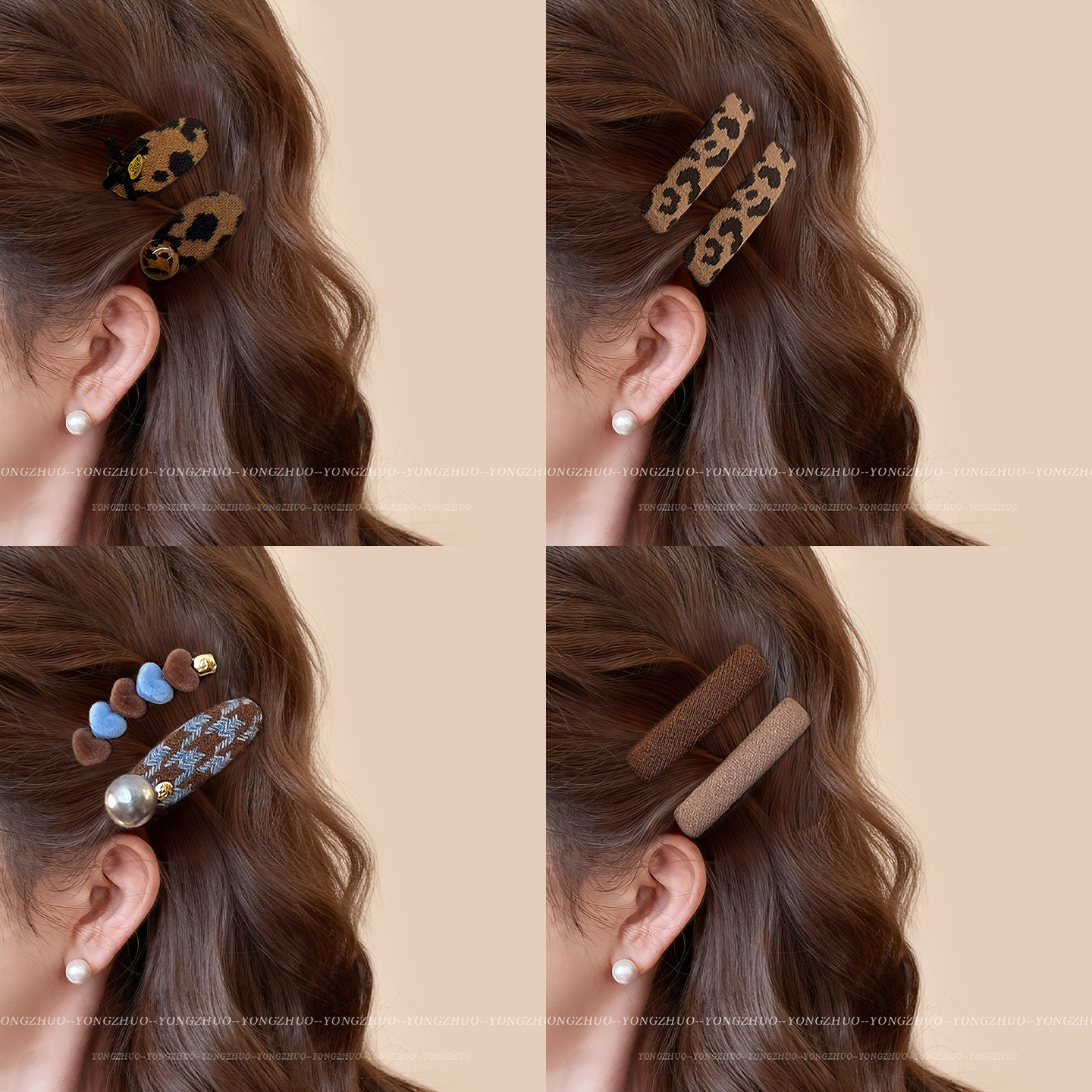 高级感秋冬发夹女2025新款高端刘海边夹侧边夹子碎发一字发卡头饰