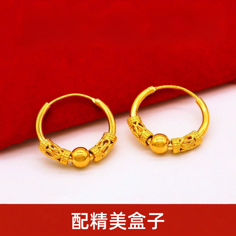 【铜合金耳环】正品转运珠耳环女耳环