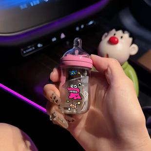 创意闪灯奶瓶造型粉色火焰打火机小巧可爱送礼稀奇古怪正品潮礼物