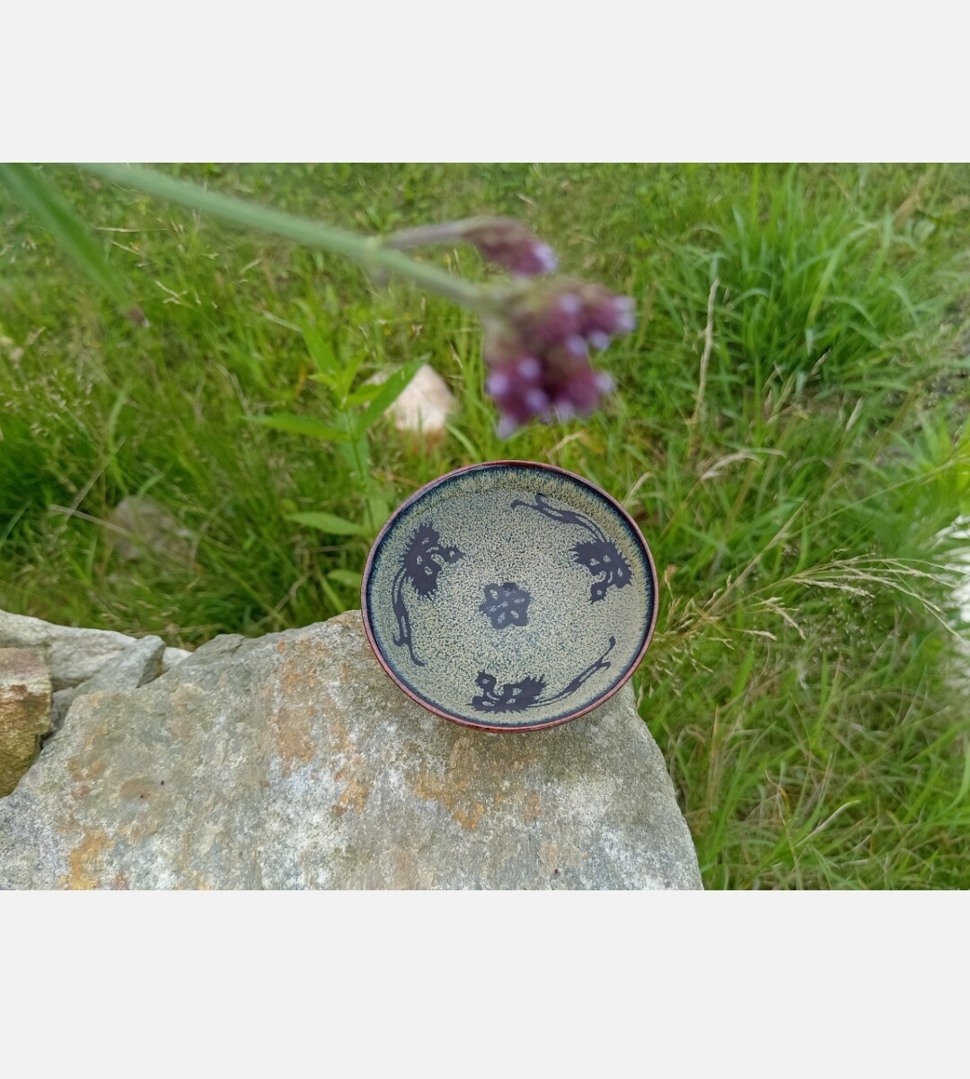 正宗吉州窑纯手工剪纸贴花盏特色茶杯