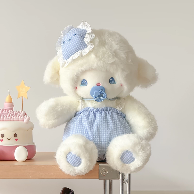 奶嘴瞌睡小羊公仔娃娃女生儿童