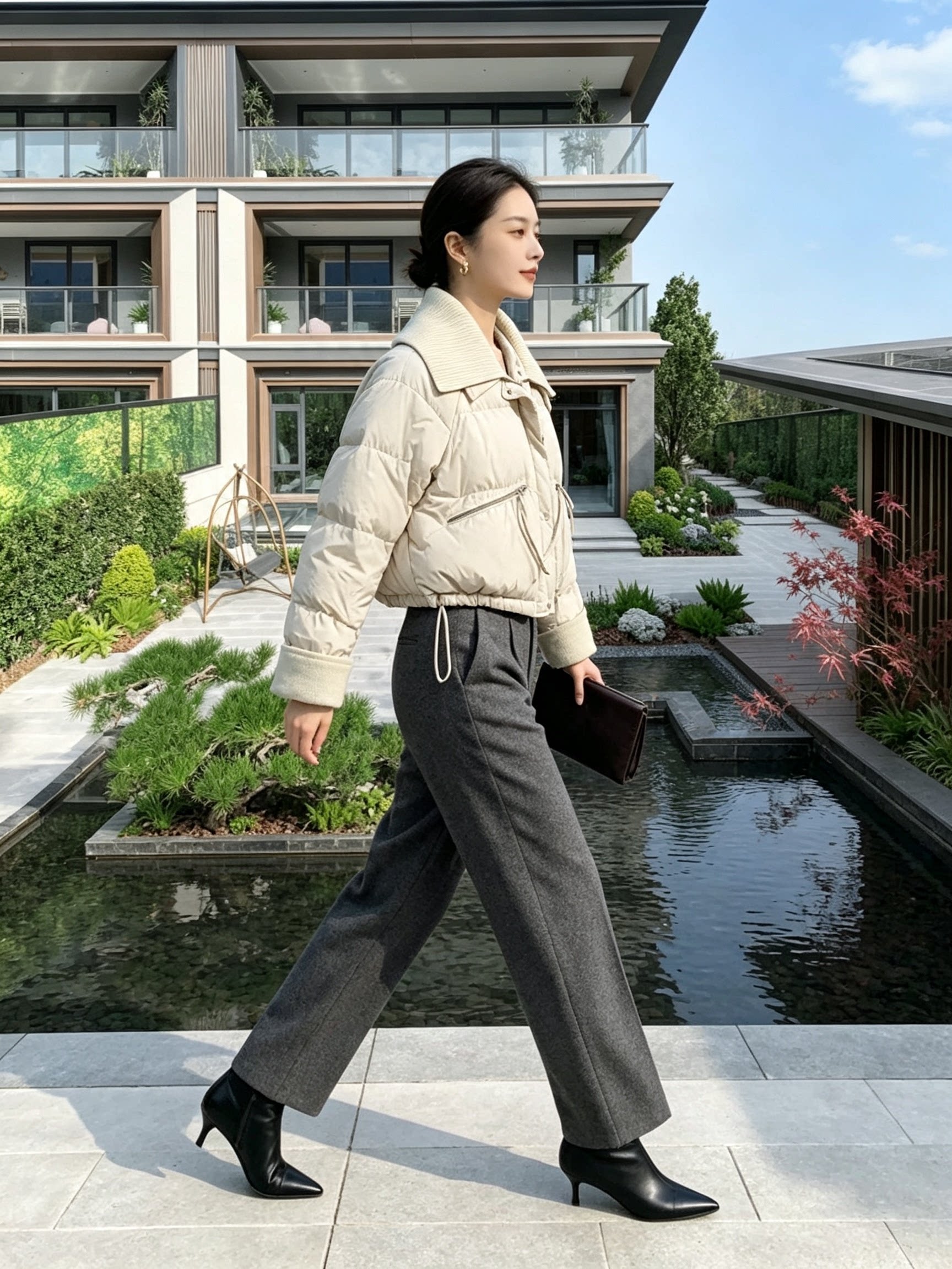 2026新款冬季高奢定制款90白鹅绒服时尚高端气质百搭休闲女装外套