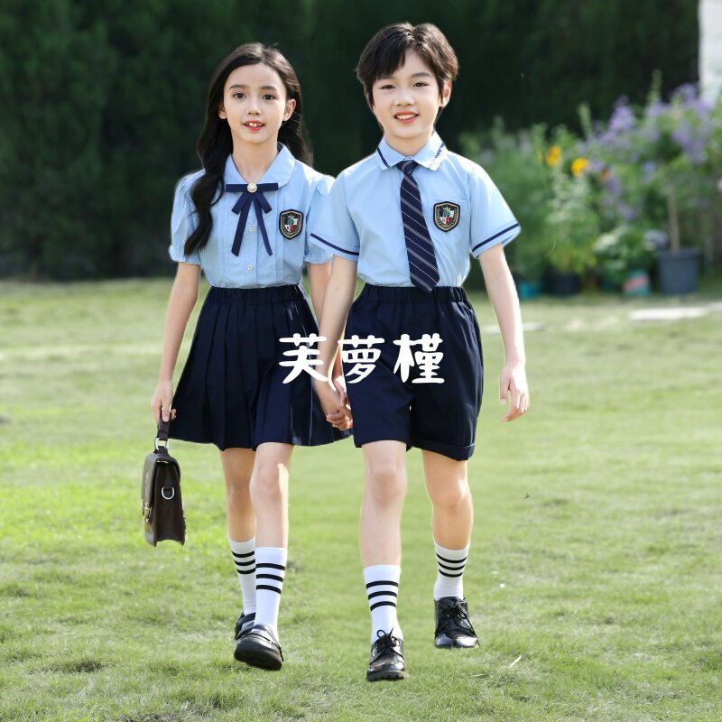 六一儿童合唱演出服幼儿园大班毕业照班服夏季小学生朗读表演服装