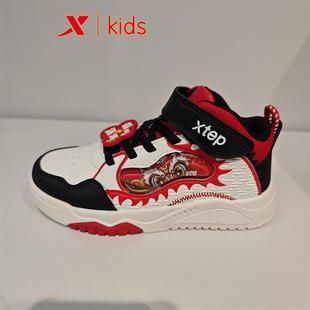 男小童休闲板鞋 特步儿童2025春新年款 675115313002原299商场同款