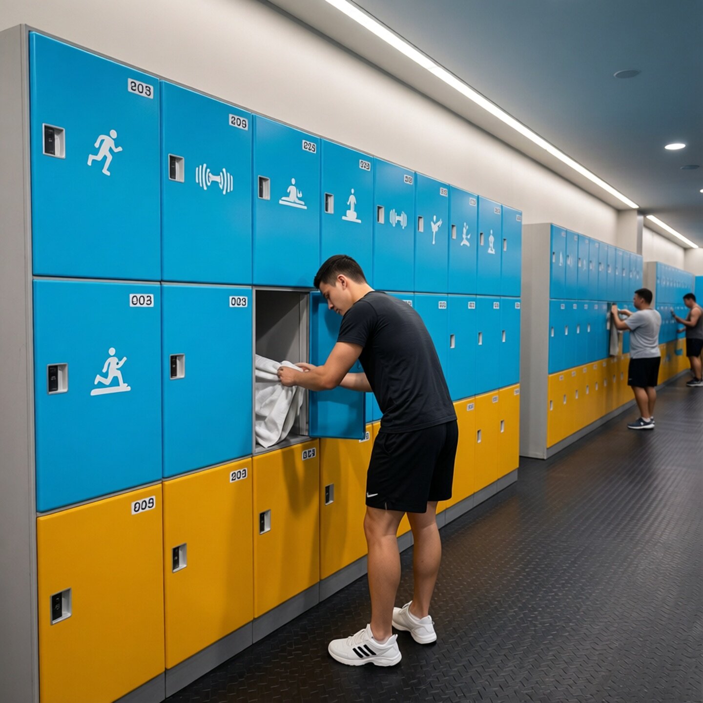 员工塑料衣柜游泳馆健身房桑拿洗浴中心更衣室防水防潮存放储物柜