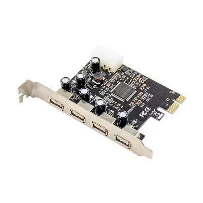 PCI-E转usb2.0扩展卡四口高速台式机USB2.0扩展卡4口后置NEC