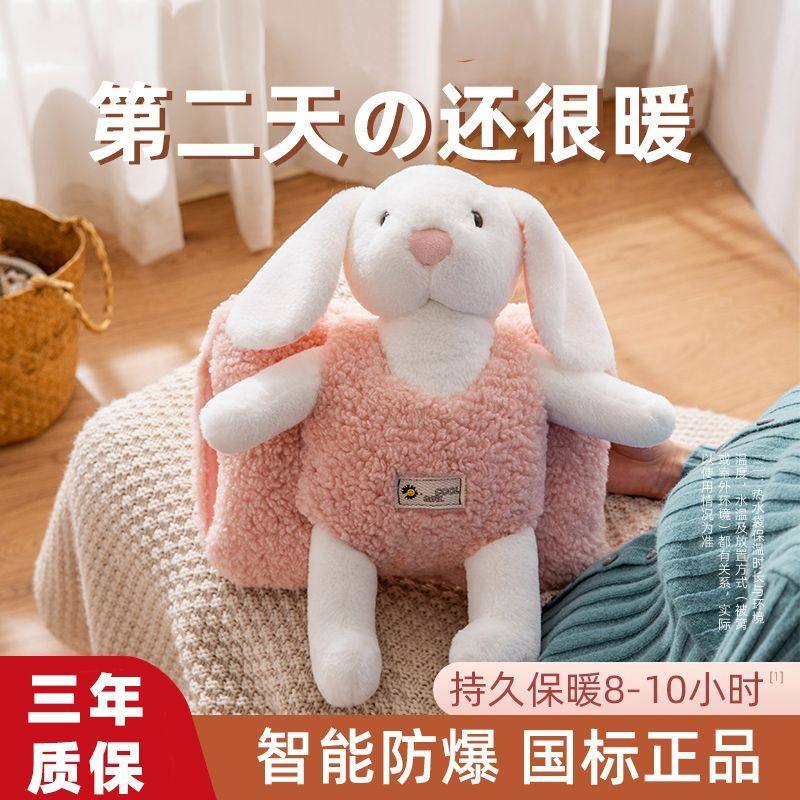 电热水袋充电式卡通暖水袋可爱女生毛绒暖手宝暖宝宝热敷肚电暖宝,居家日用,热水袋,淘宝优惠券,粉丝福利购,淘宝优惠卷