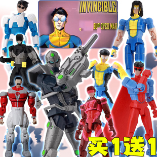 无敌少侠3D9l囚犯马克系列可动关节人偶拼装DIY创意玩具模型手办