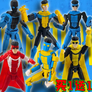 新品无敌少侠囚犯马克系列可动关节人偶拼装DIY创意玩具模型手办