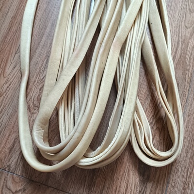 纯牛皮合口板皮手工切割马笼头