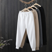 男女同款 休闲长裤 春秋冬季 潮牌2023年纯棉运动裤 显瘦束脚直筒卫裤
