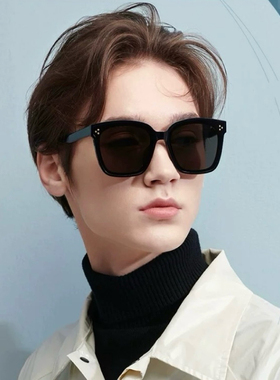 2025新款复古港式男方形偏光墨镜